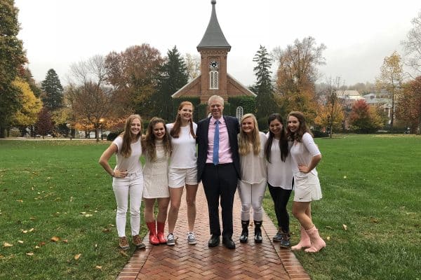 President-Dudley-and-Dancers-600x400 Annual Dancing with the Professors Event to be Held Nov. 16