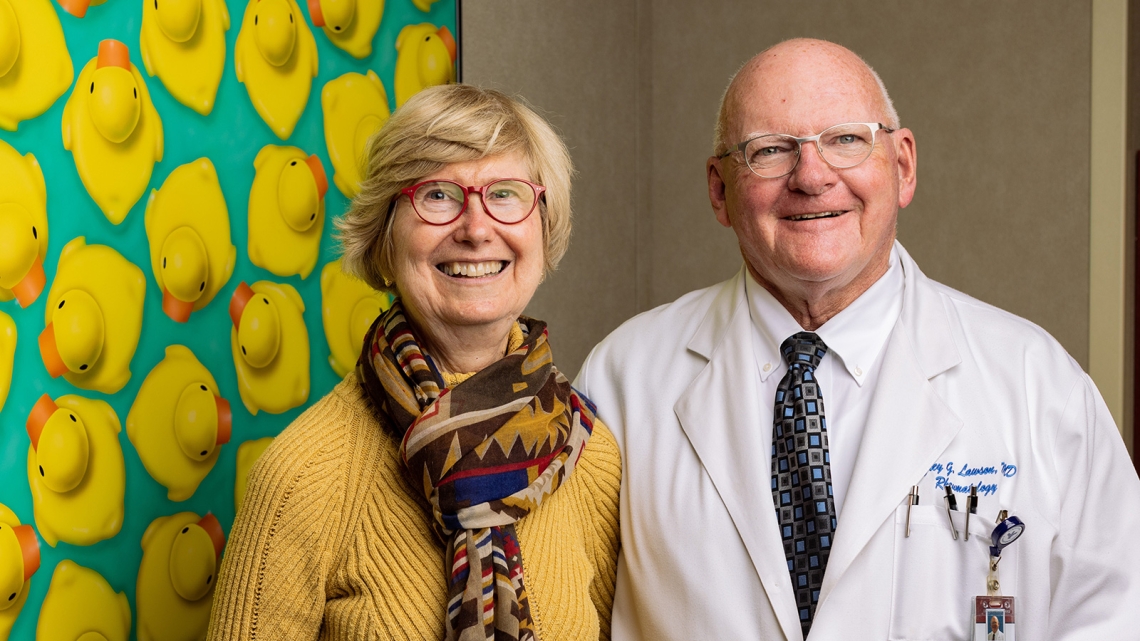 Dr. Jeff and Mary Lawson